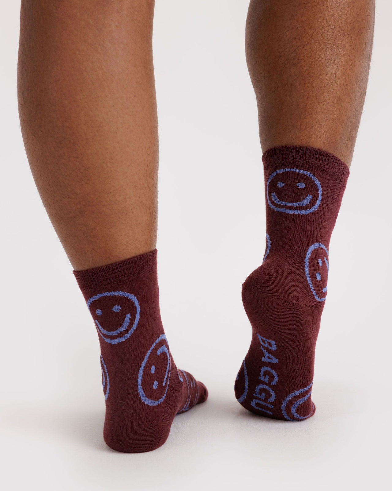 Crew Sock - Mahogany Happy