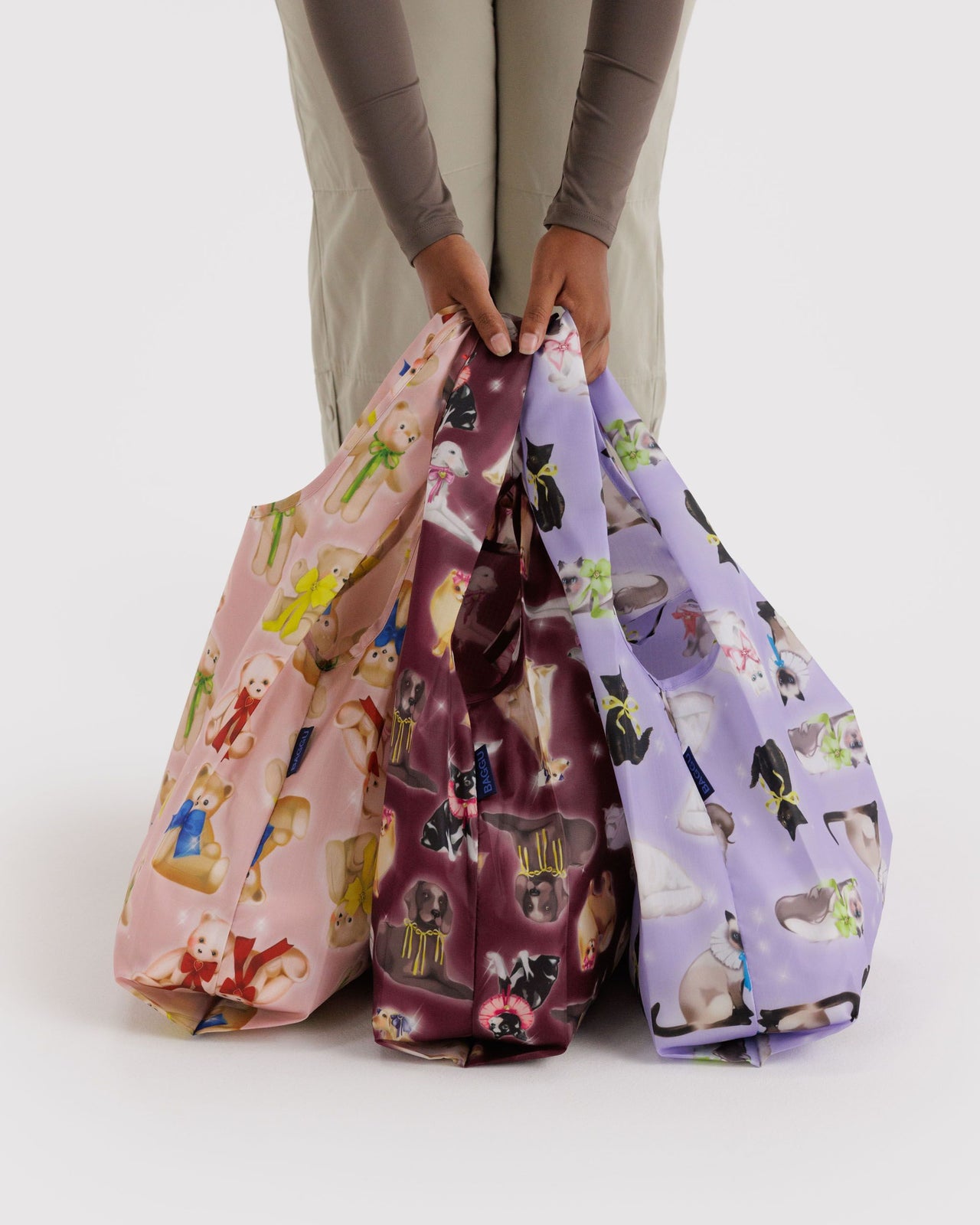 Standard Baggu Set of 3 - Fancy Animals