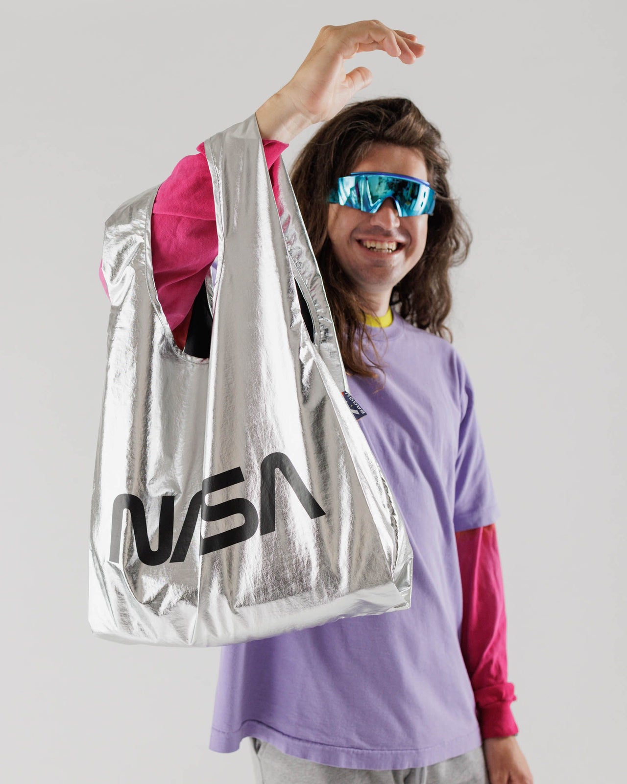 Standard Baggu - Space Logo Silver