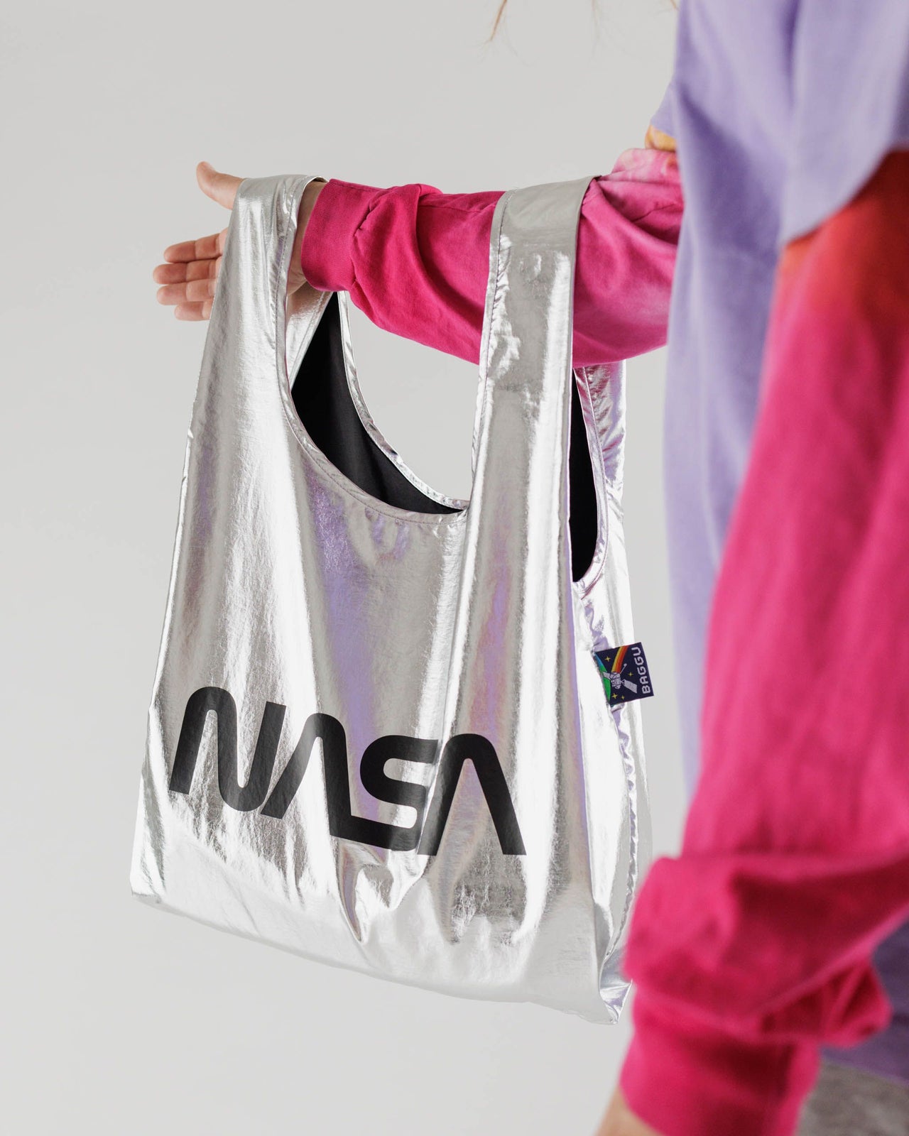 Standard Baggu - Space Logo Silver