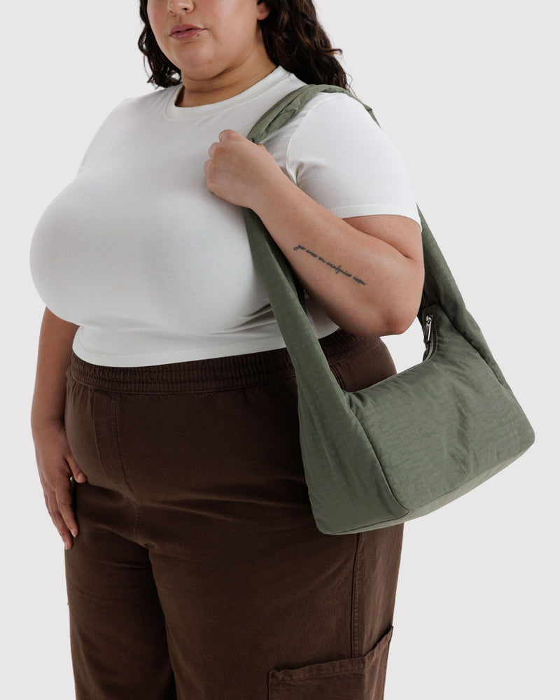 BAGGU  Nylon Meringue Bag - Caper