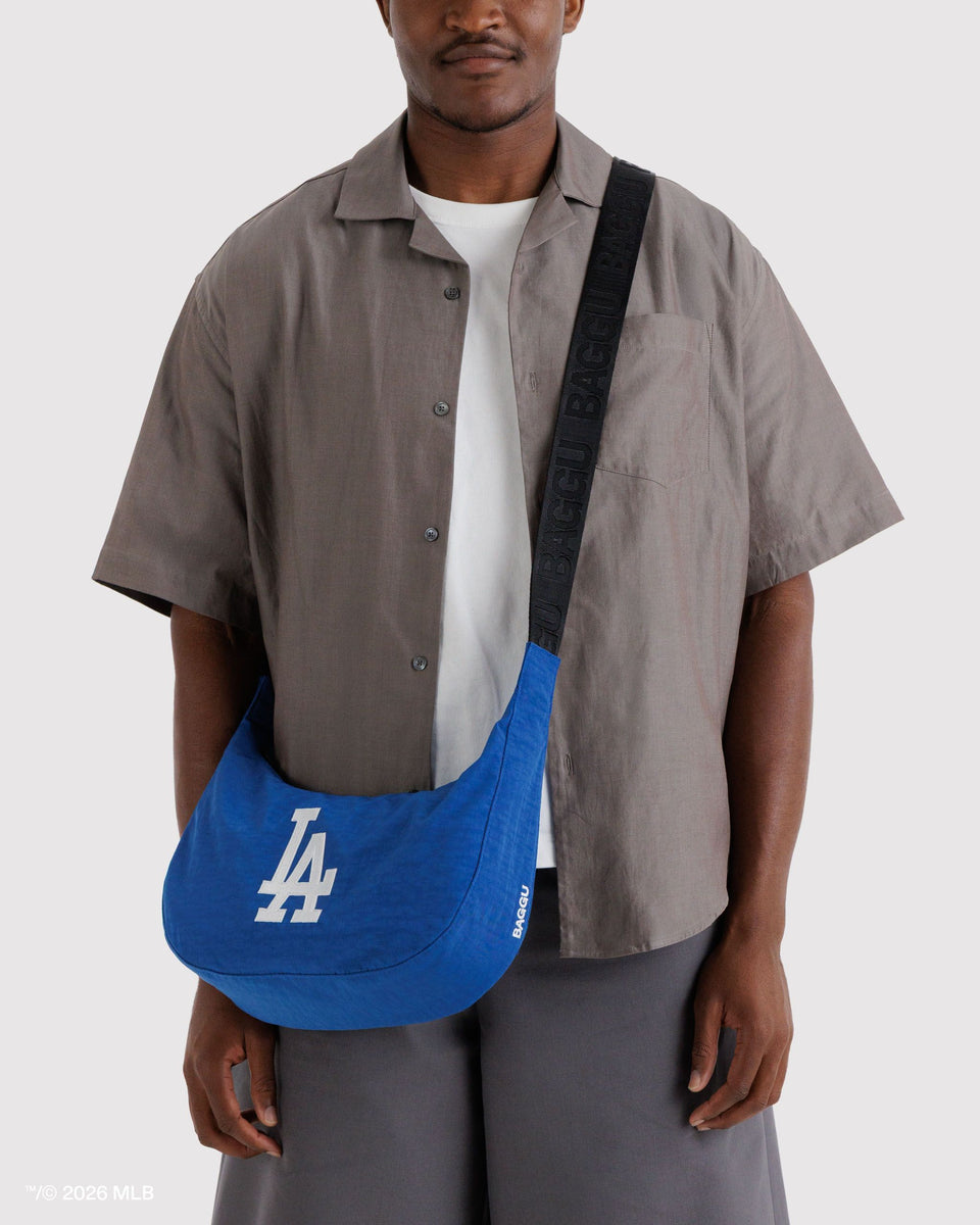 BAGGU New Arrivals Medium Nylon Crescent Bag - Los Angeles Dodgers™