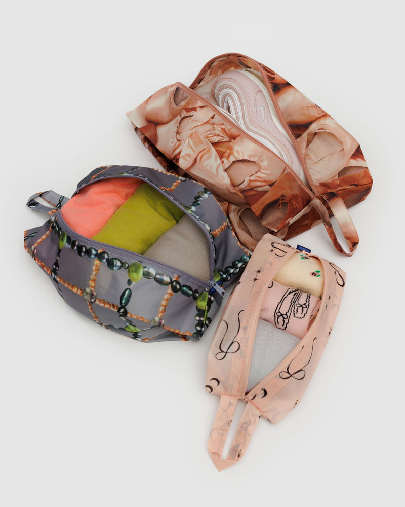 BAGGU Travel 3D Zip Set - Ballet Icons