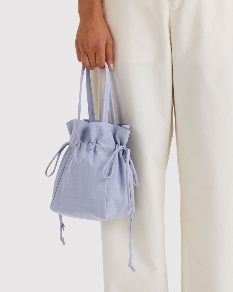 BAGGU  Nylon Drawstring Bag - Mist