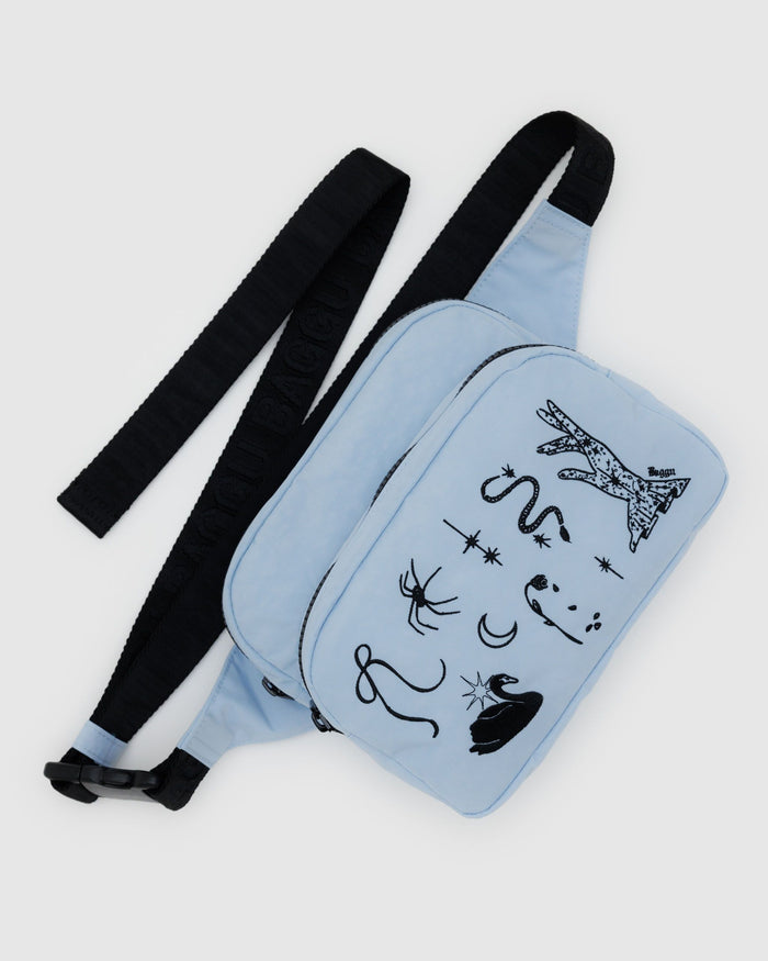 BAGGU Crossbody Bags Fanny Pack - Embroidered Ballet Icons