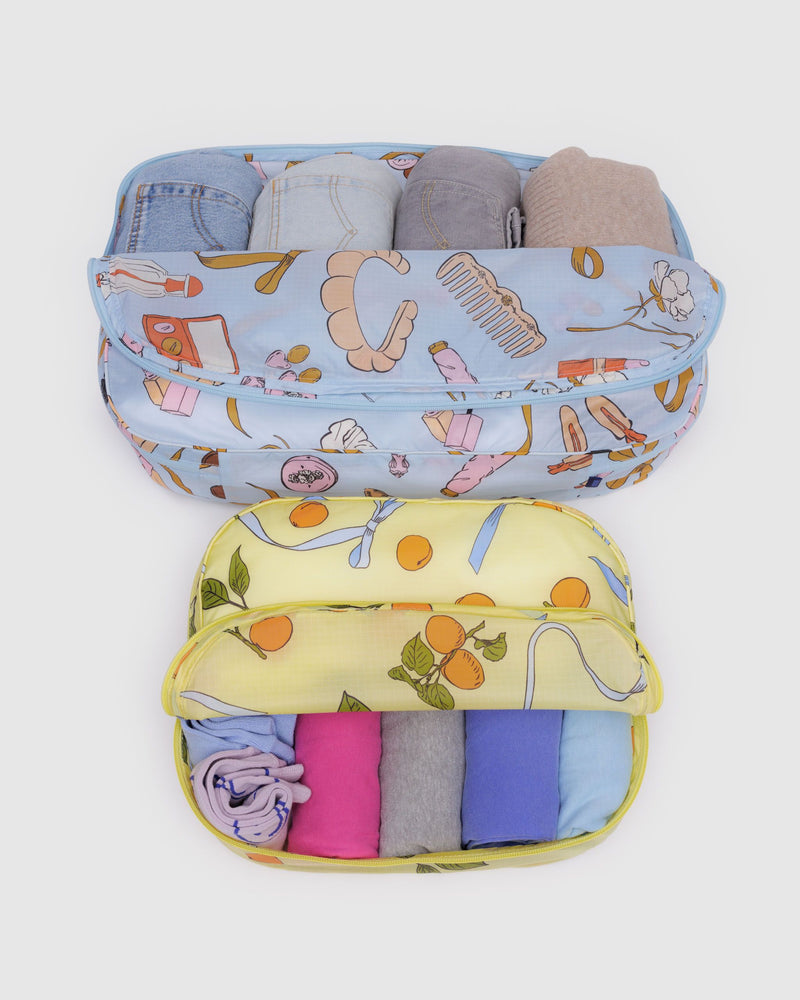 BAGGU  Large Packing Cube Set - Get Ready With Me