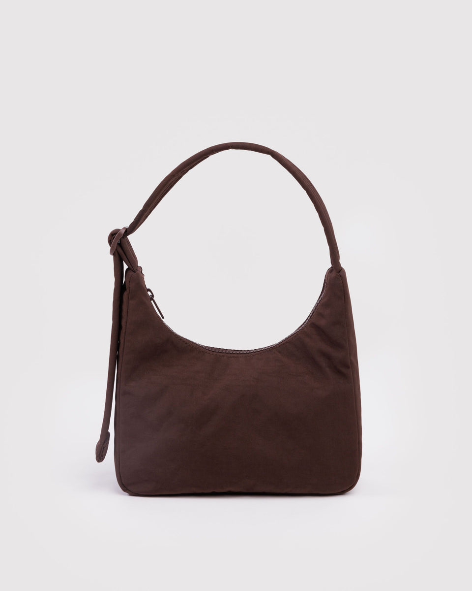 BAGGU Products Mini Nylon Shoulder Bag - Coffee
