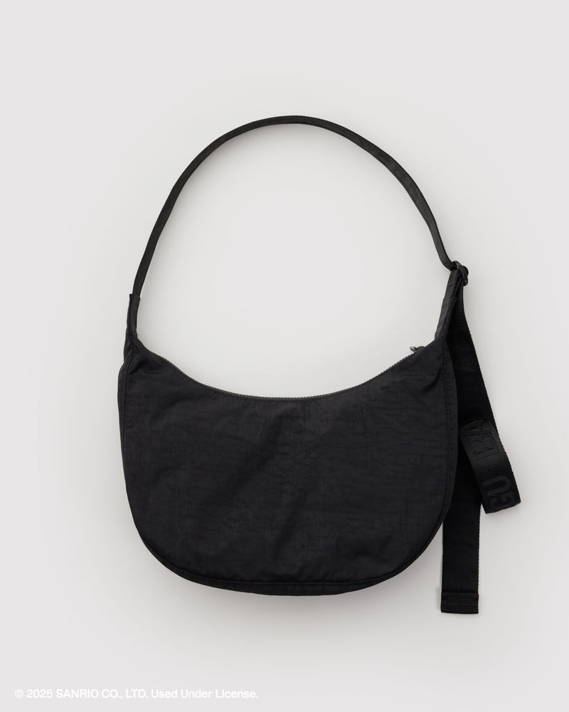 BAGGU New Arrivals Medium Nylon Crescent Bag - Embroidered Hello Kitty Western