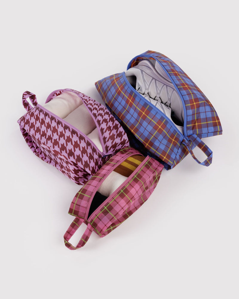 BAGGU  3D Zip Set - Check Mix
