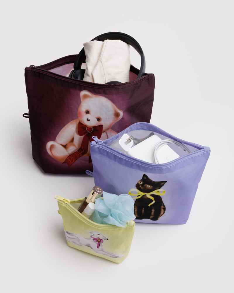 BAGGU Pouches Go Pouch Set - Fancy Animals