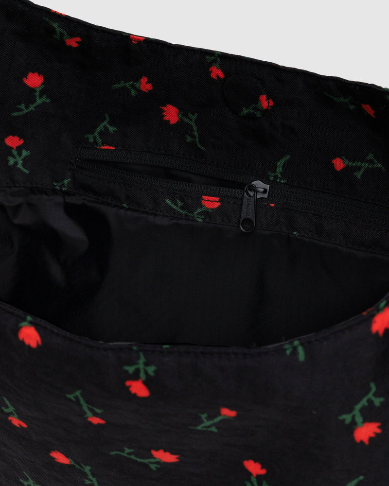 BAGGU Crossbody Bags Large Nylon Sling - Painted Wildflower