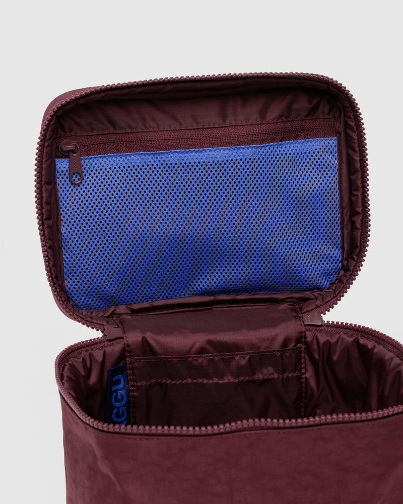BAGGU  Large Cosmetic Case - Mahogany