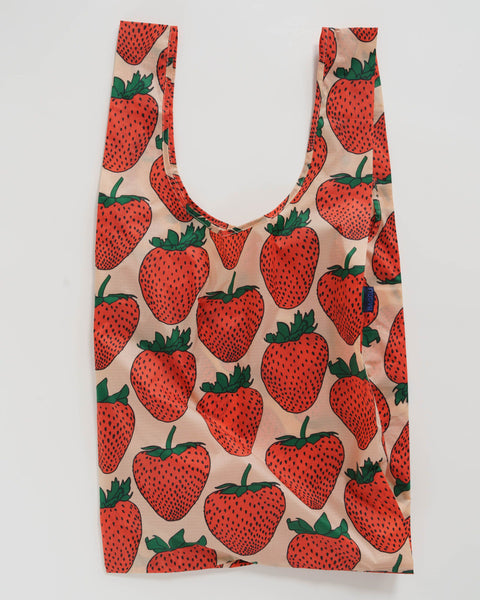 BAGGU Reusable Bags Big Baggu - Strawberry