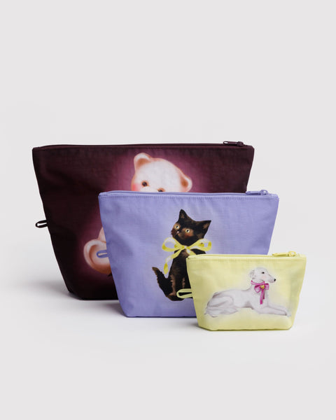 BAGGU Travel Go Pouch Set - Fancy Animals