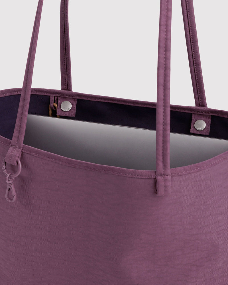BAGGU  Medium Nylon Reversible Tote - Wild Plum Mix
