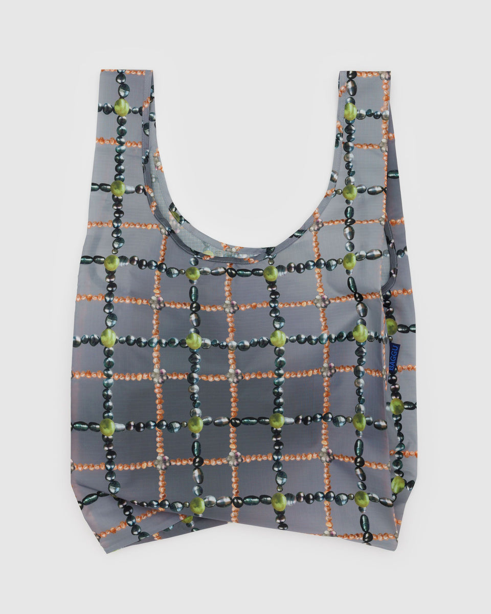 BAGGU Products Standard Baggu - Beaded Plaid