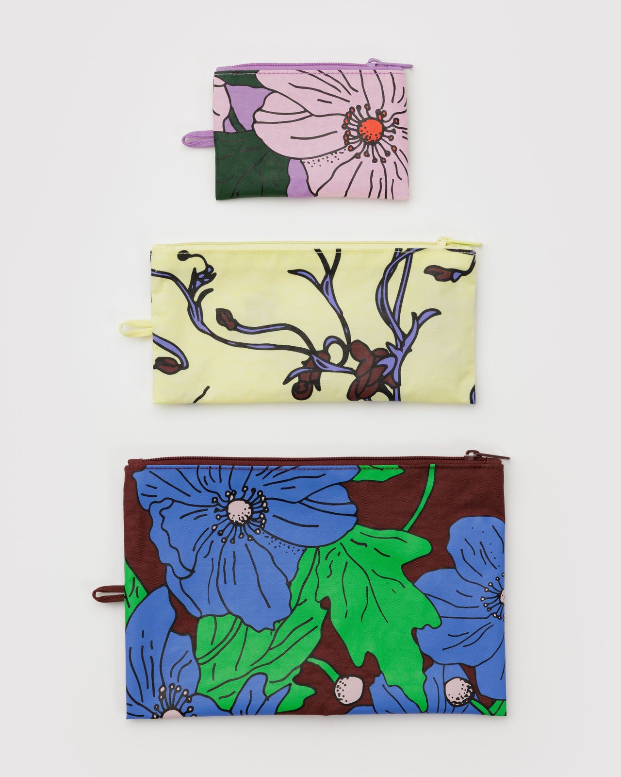 Flat Pouch Set - Poppy Mix