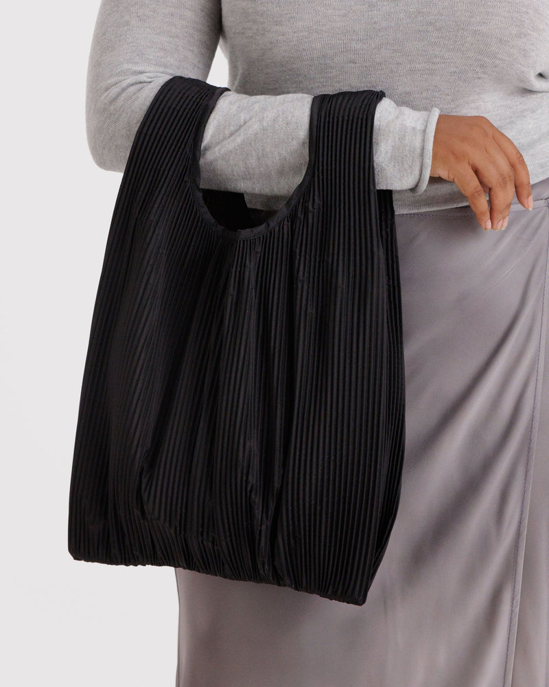 BAGGU  Pleated Baggu - Black