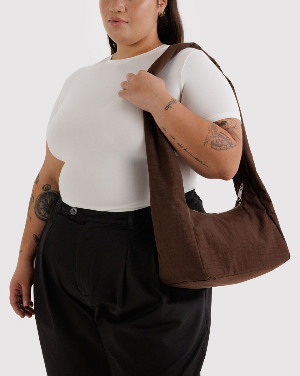 BAGGU Products Nylon Meringue Bag - Coffee