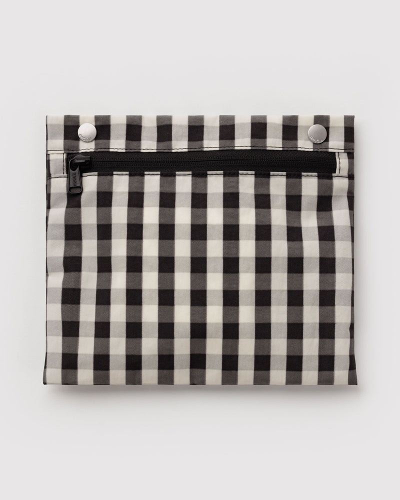 BAGGU  Everyday Cloud Bag - Black and Cream Gingham