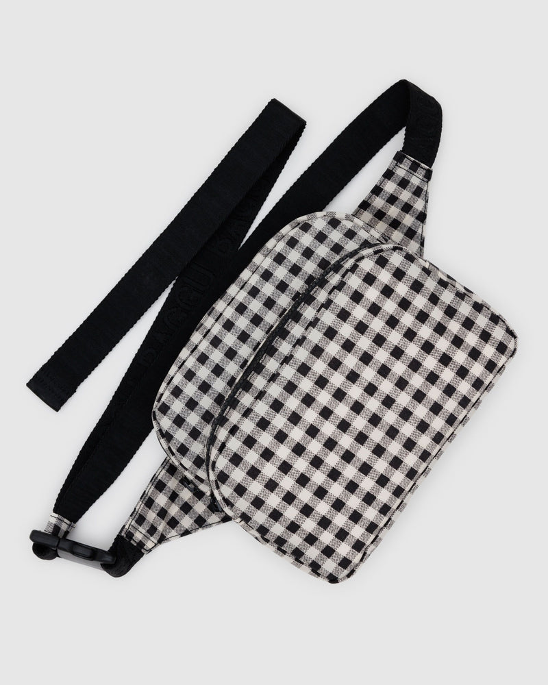 BAGGU  Fanny Pack - Black & White Gingham