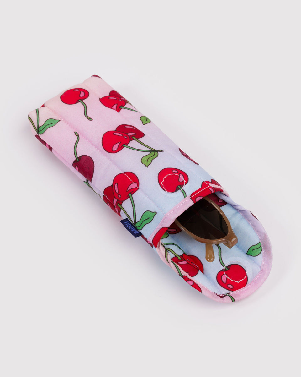 BAGGU Accessories Puffy Glasses Sleeve - Cherries