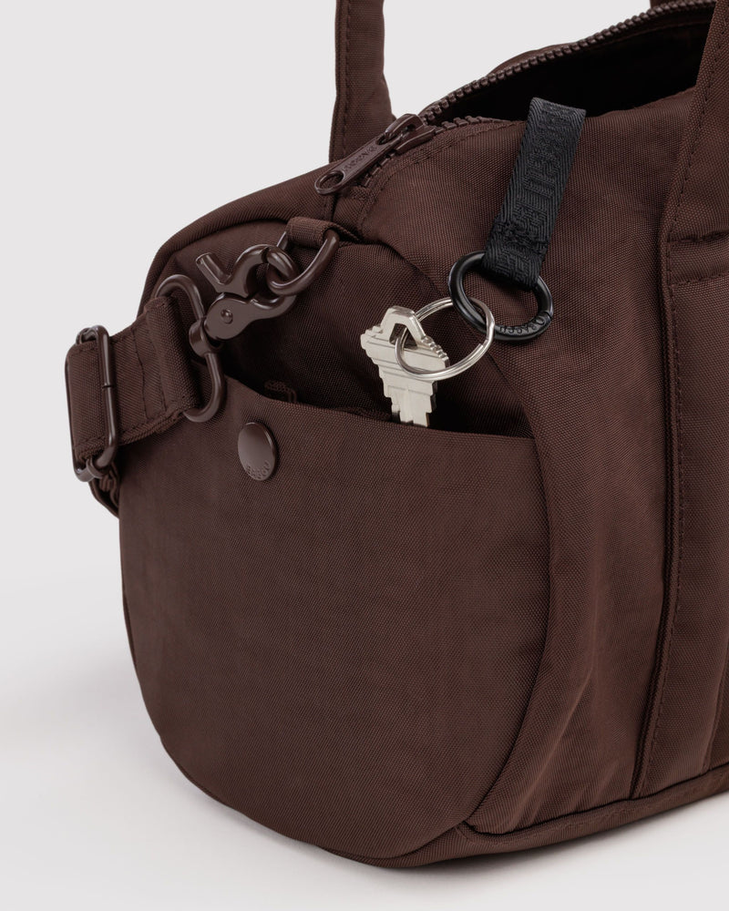 BAGGU  Nylon Duffle Bag - Coffee