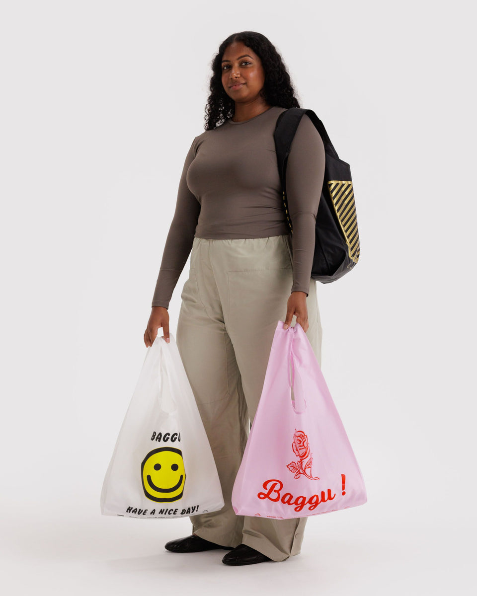 BAGGU.com Reusable Bags Standard Baggu Set of 3 - Thank You Set