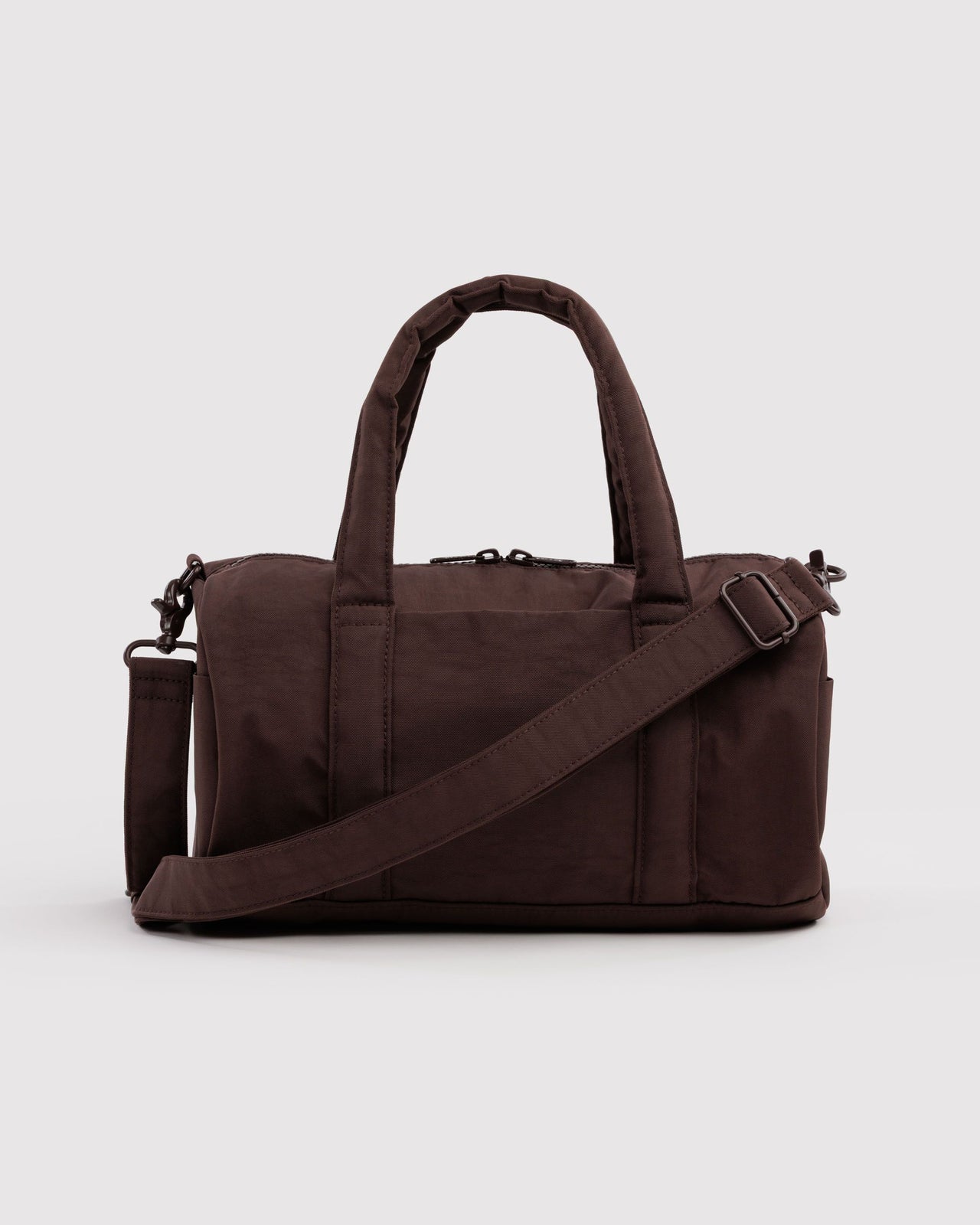 Nylon Duffle Bag - Coffee