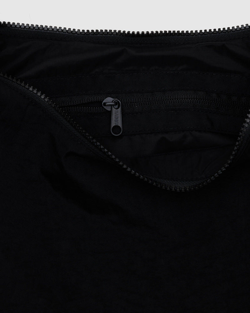 BAGGU  Medium Nylon Crescent Bag - Black