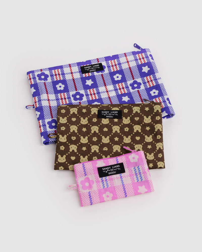 BAGGU  Go Pouch Set - Sandy Liang