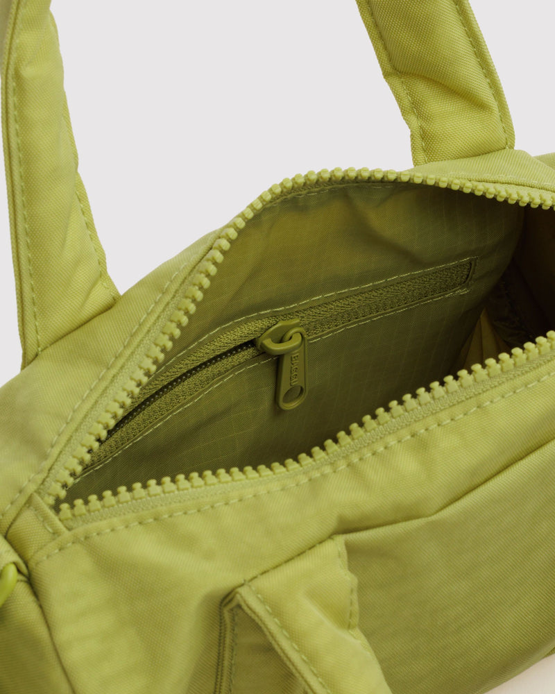 BAGGU  Small Nylon Duffle Bag - Chartreuse