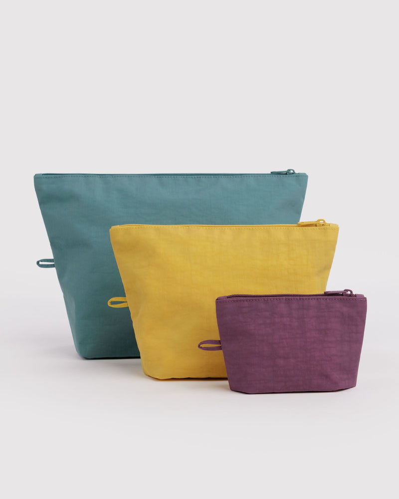 BAGGU  Go Pouch Set - Jewel Mix