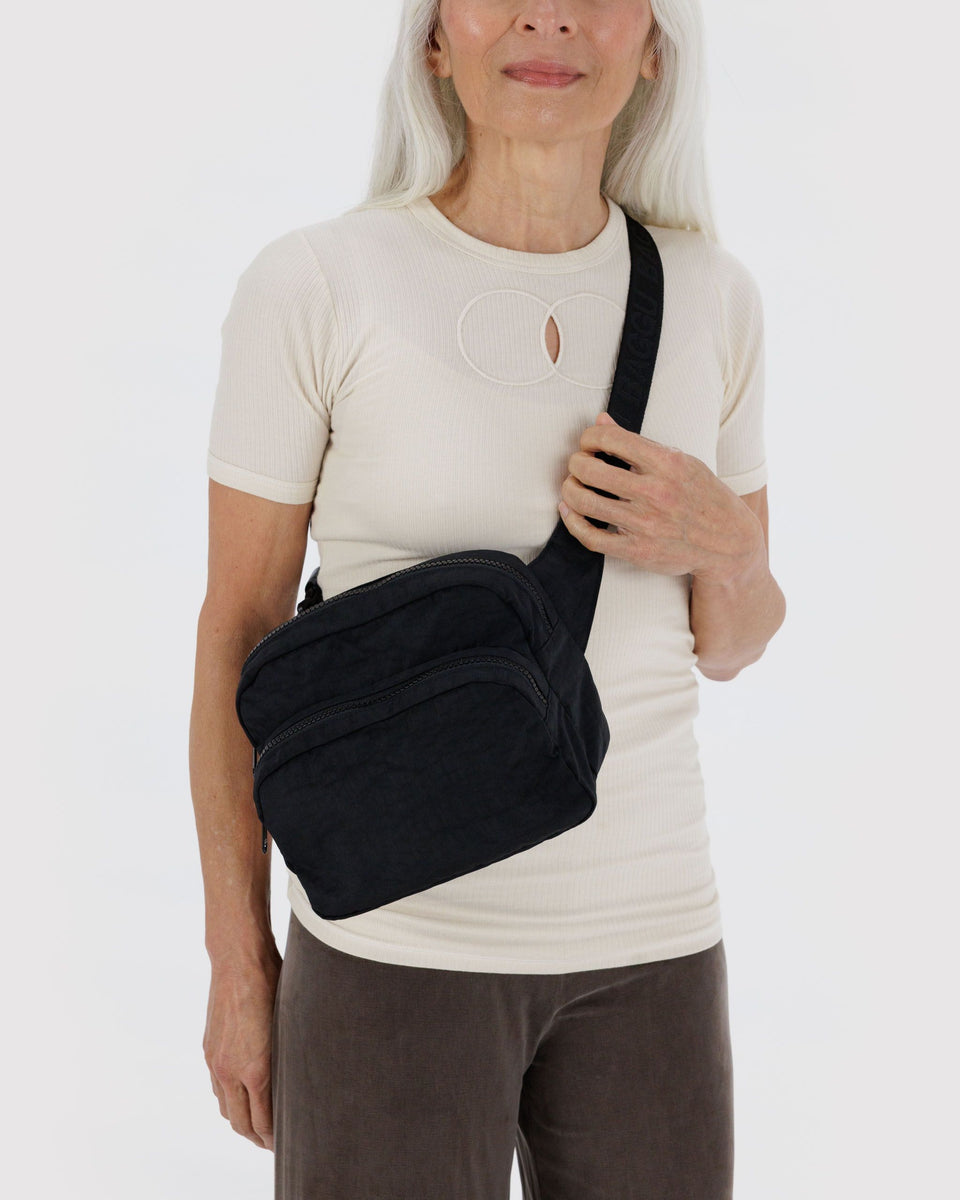 BAGGU Crossbody Bags Fanny Pack - Black