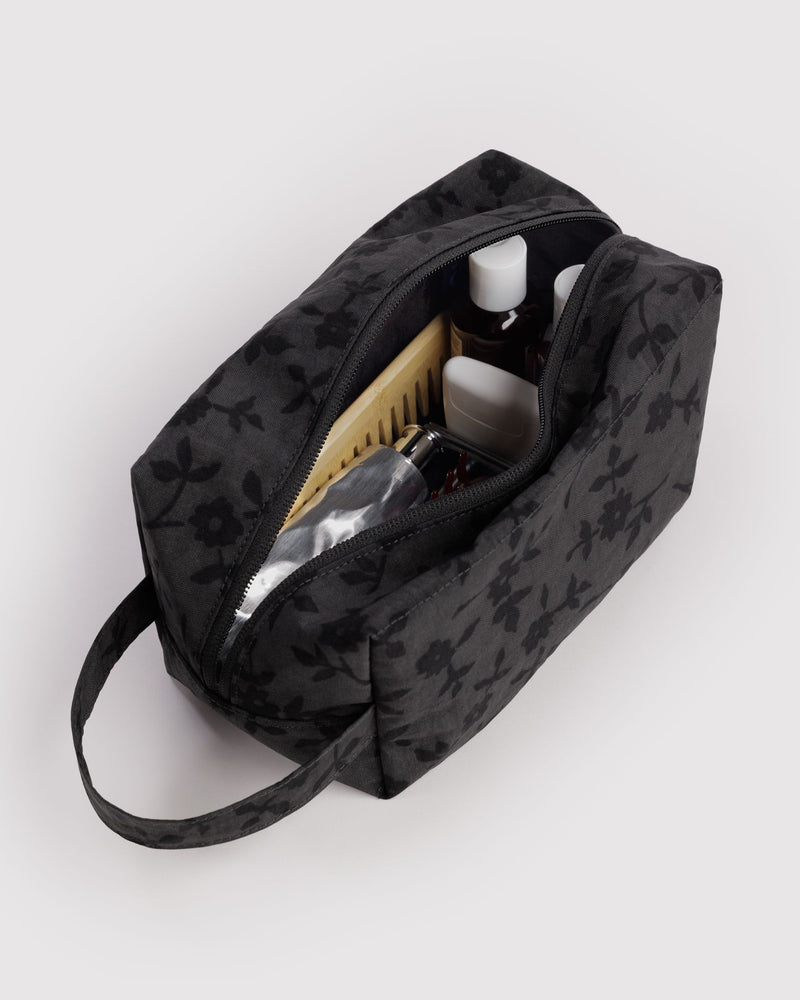 BAGGU  Dopp Kit - Charcoal Ditsy Floral