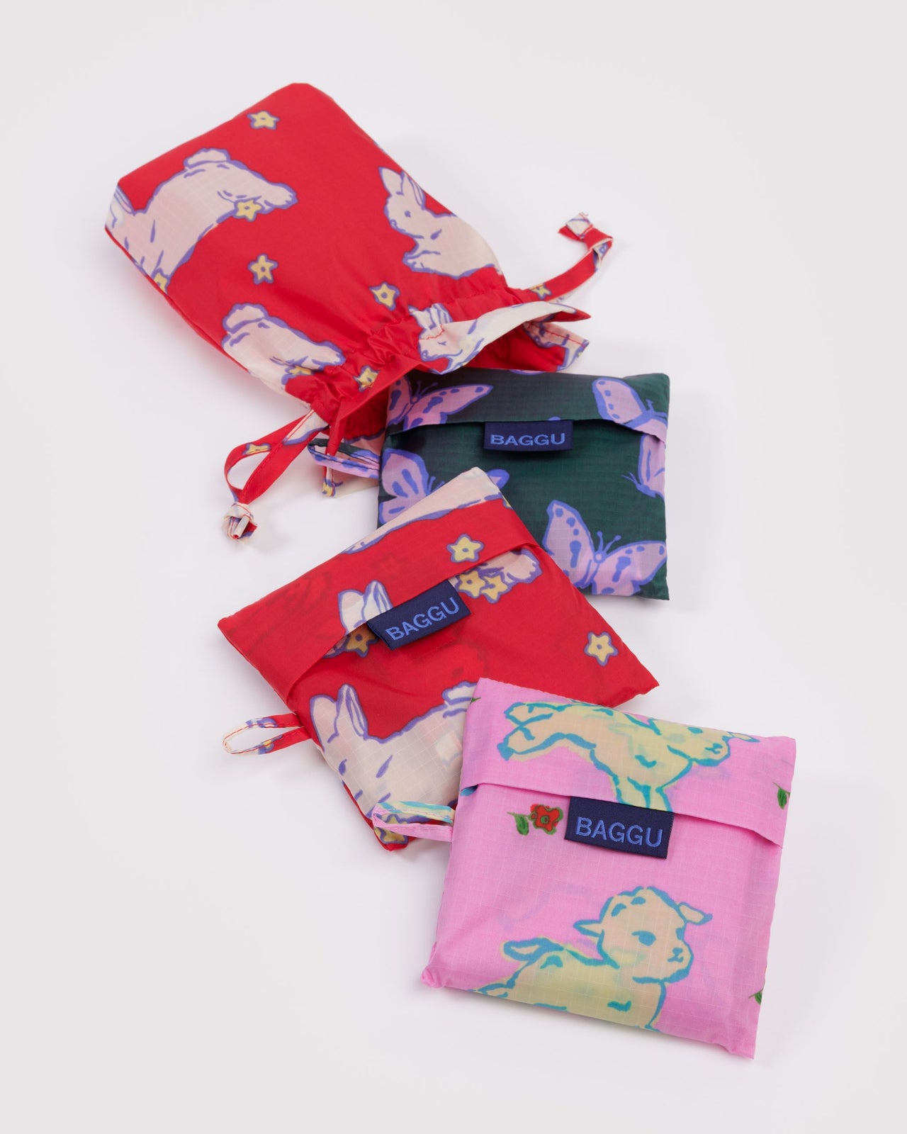 Standard Baggu Set of 3 - Spring Animals