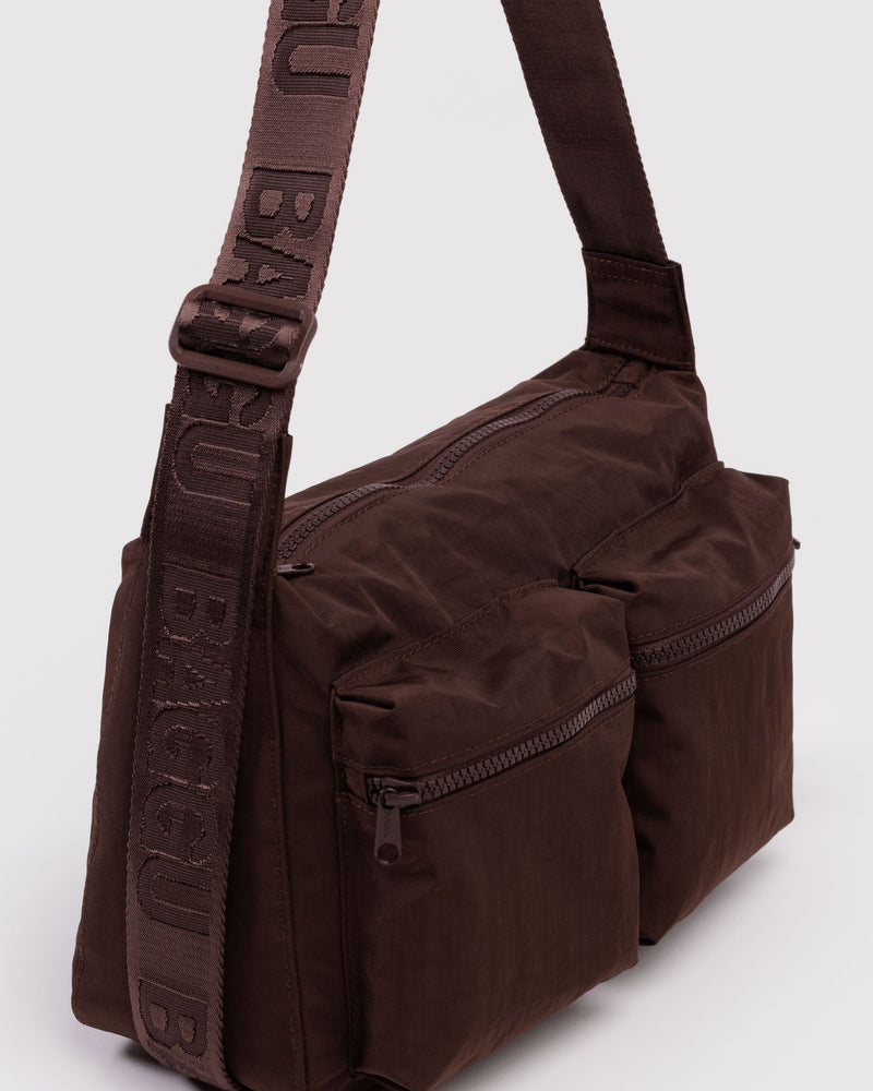 BAGGU  Medium Cargo Crossbody - Coffee