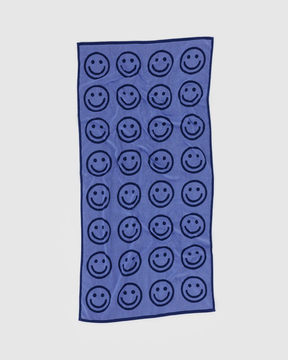 BAGGU Products Bath Towel - Happy Blue