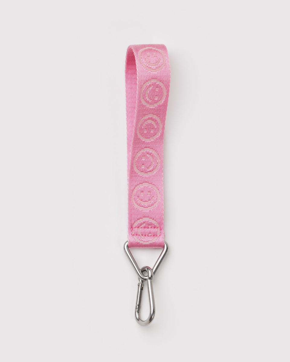 BAGGU Products Logo Keychain - Pink Happy
