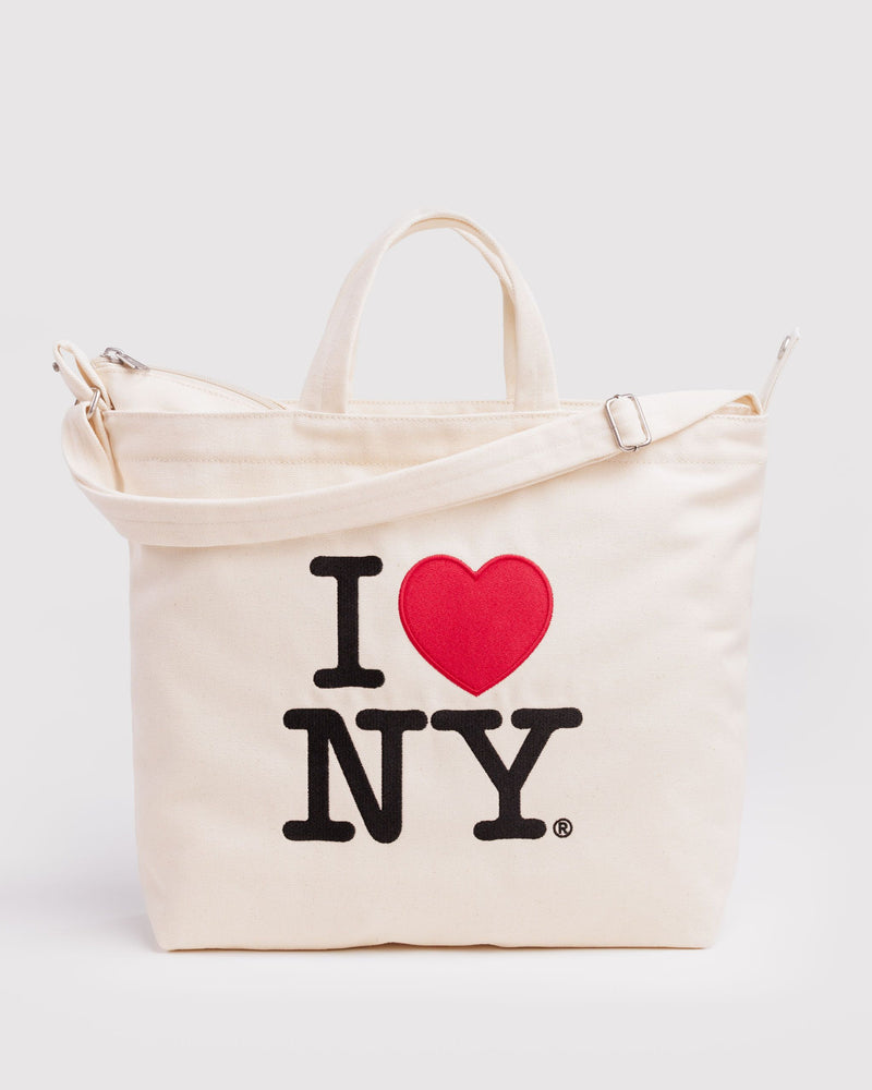 BAGGU  Horizontal Zip Duck Bag - I Love NY