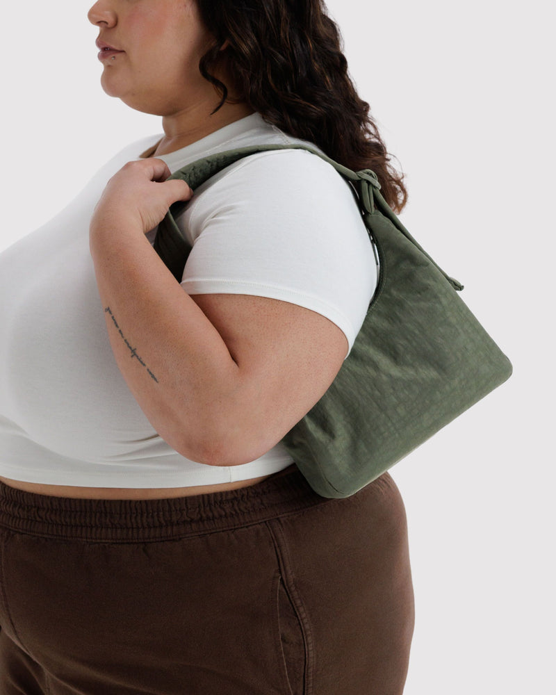 BAGGU  Mini Nylon Shoulder Bag - Caper