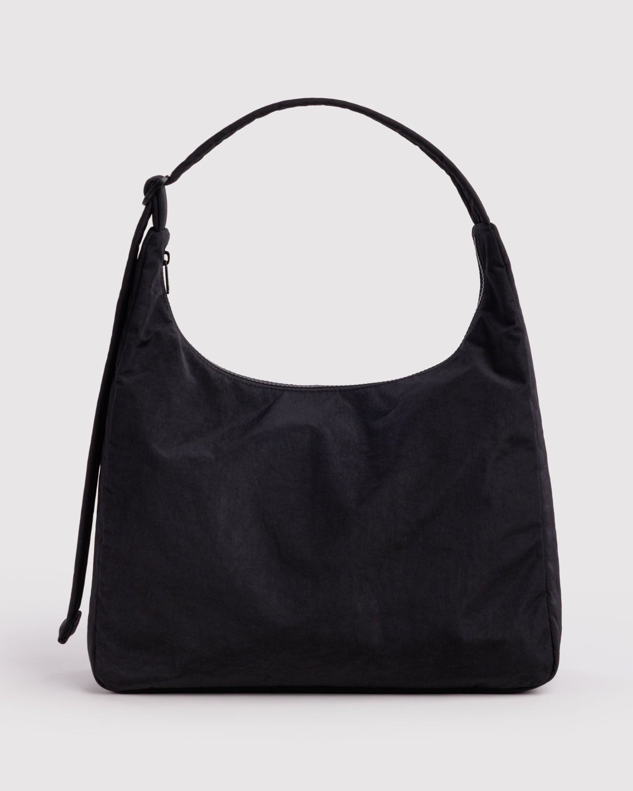 Nylon Shoulder Bag - Black