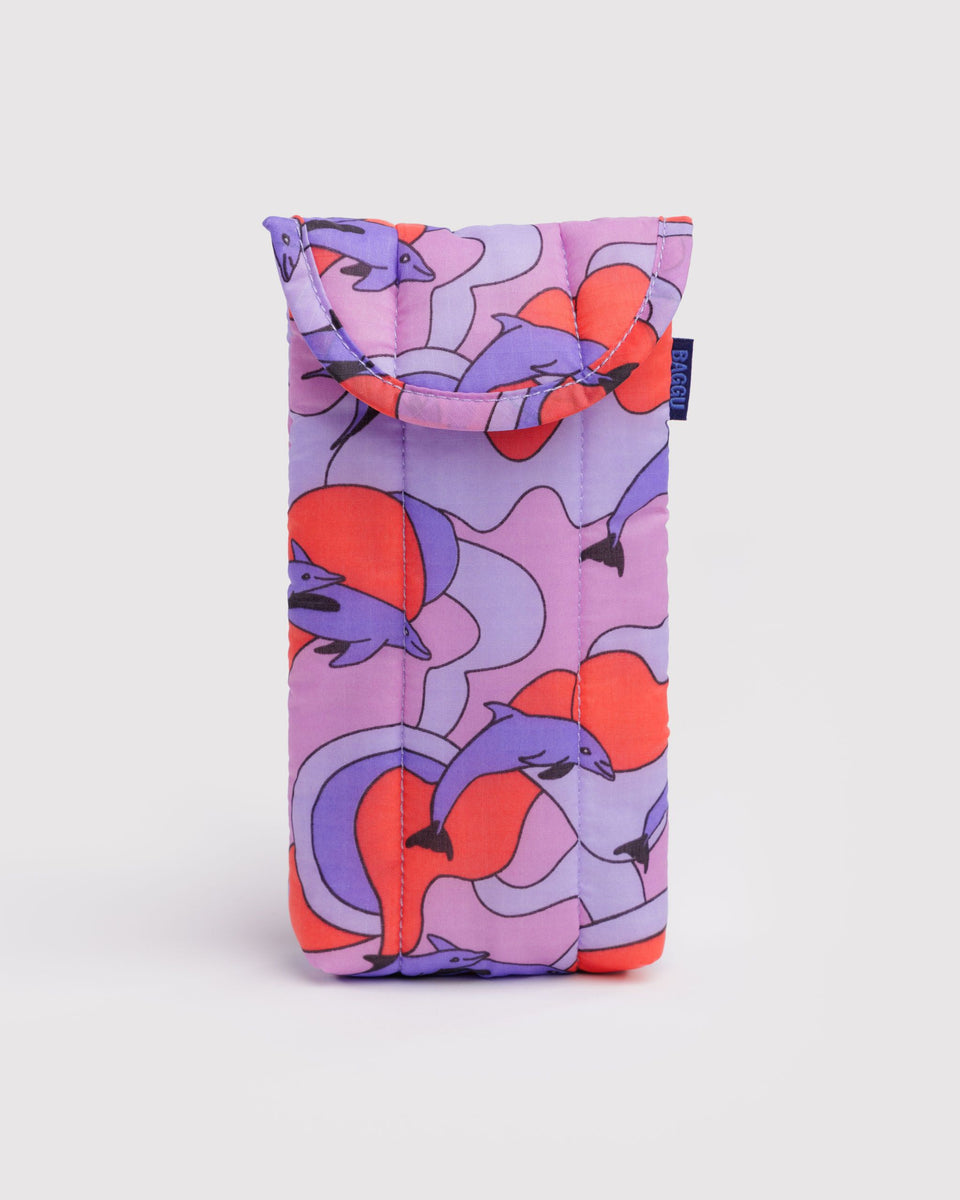 BAGGU Products Puffy Glasses Sleeve - Dolphins