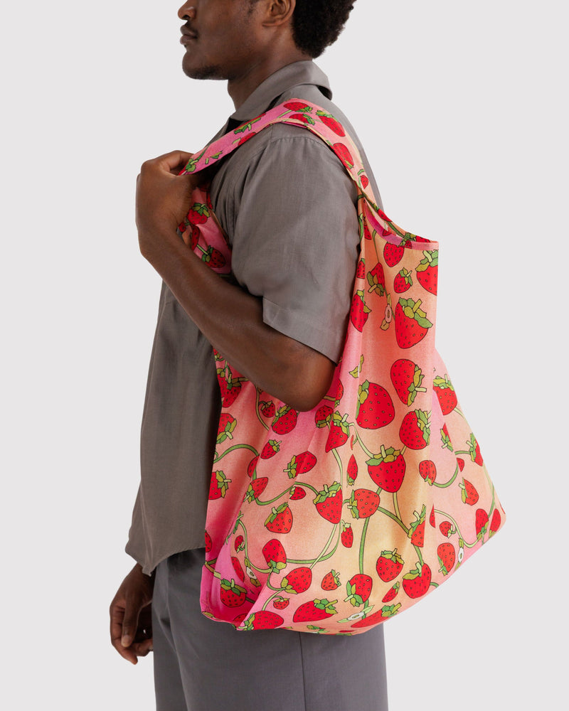 BAGGU Reusable Bags Big Baggu - Strawberry Blossom