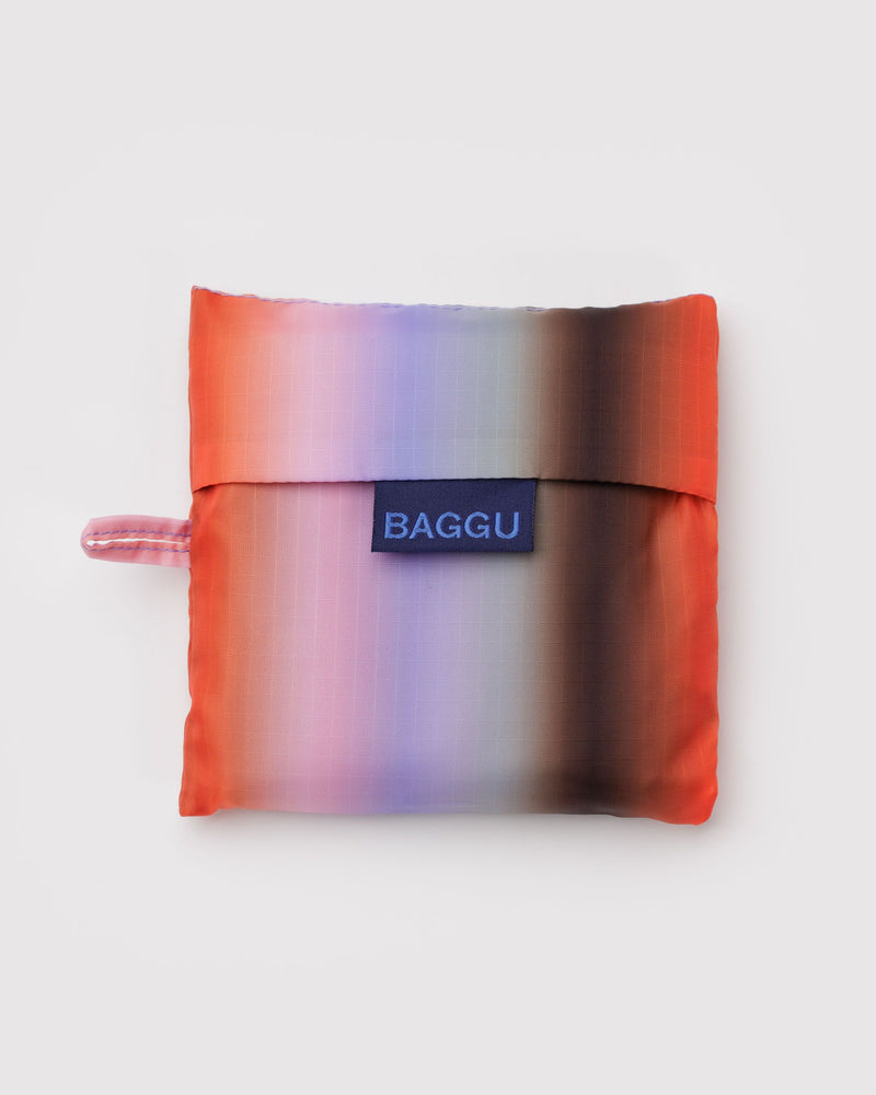 BAGGU Reusable Bags Standard Baggu - Gradient Stripe Poppy & Lilac