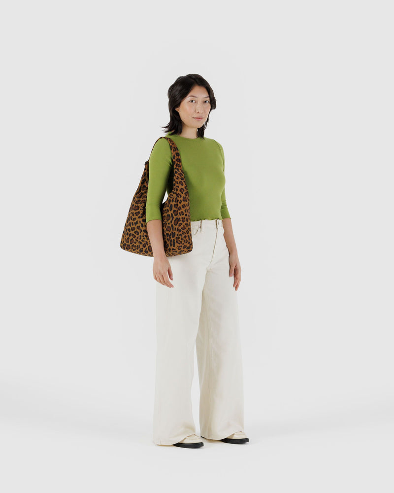 BAGGU  Nylon Shoulder Bag - Leopard