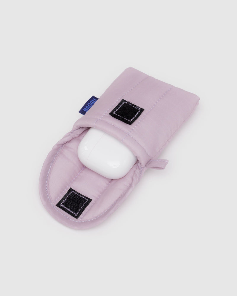 BAGGU Accessories Puffy Earbuds Case - Dusty Pink