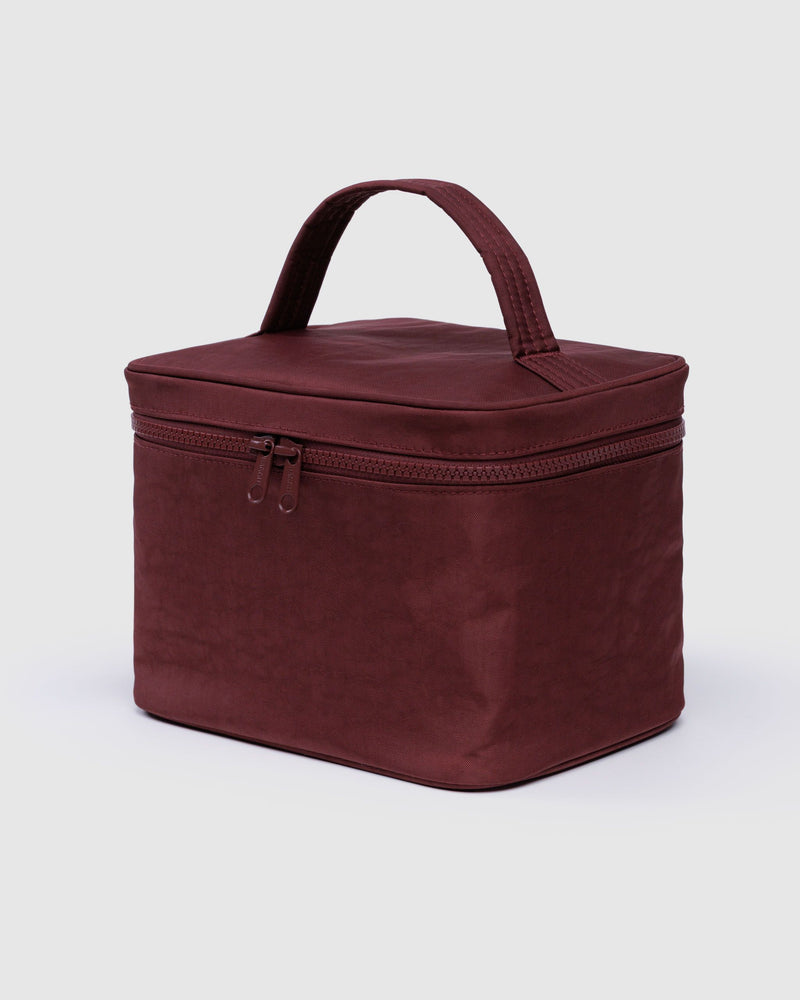 BAGGU  Large Cosmetic Case - Mahogany