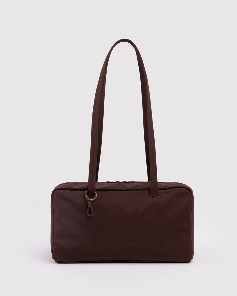 BAGGU  Nylon Bowler Bag - Coffee