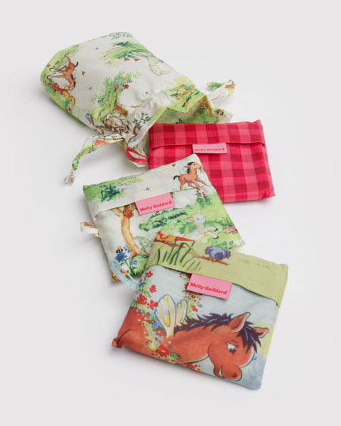 BAGGU.com Reusable Bags Standard Baggu Set of 3 - Molly Goddard